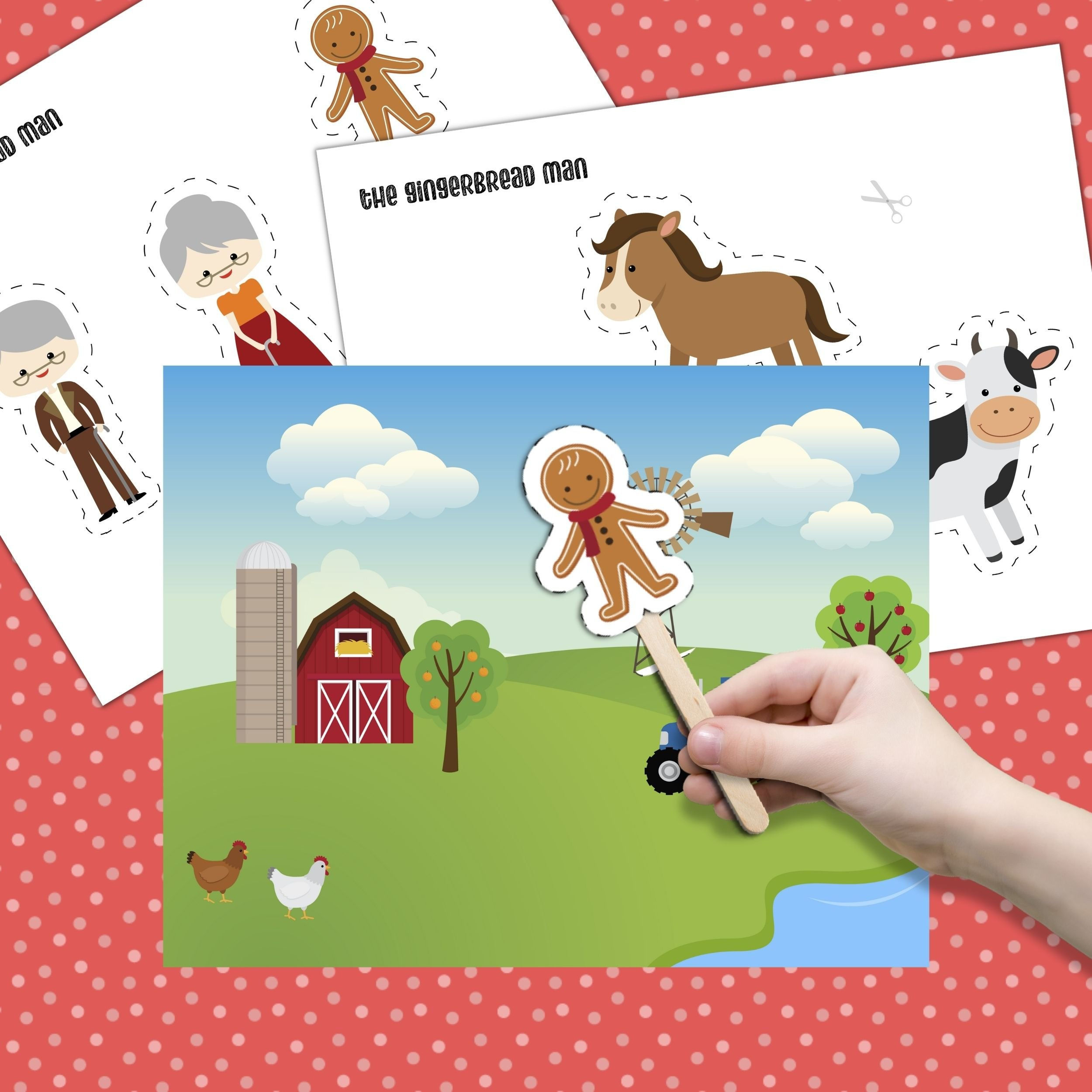 Free Printable Gingerbread Man Story Activity - Big Family Blessings with regard to Free Printable Gingerbread Man Story