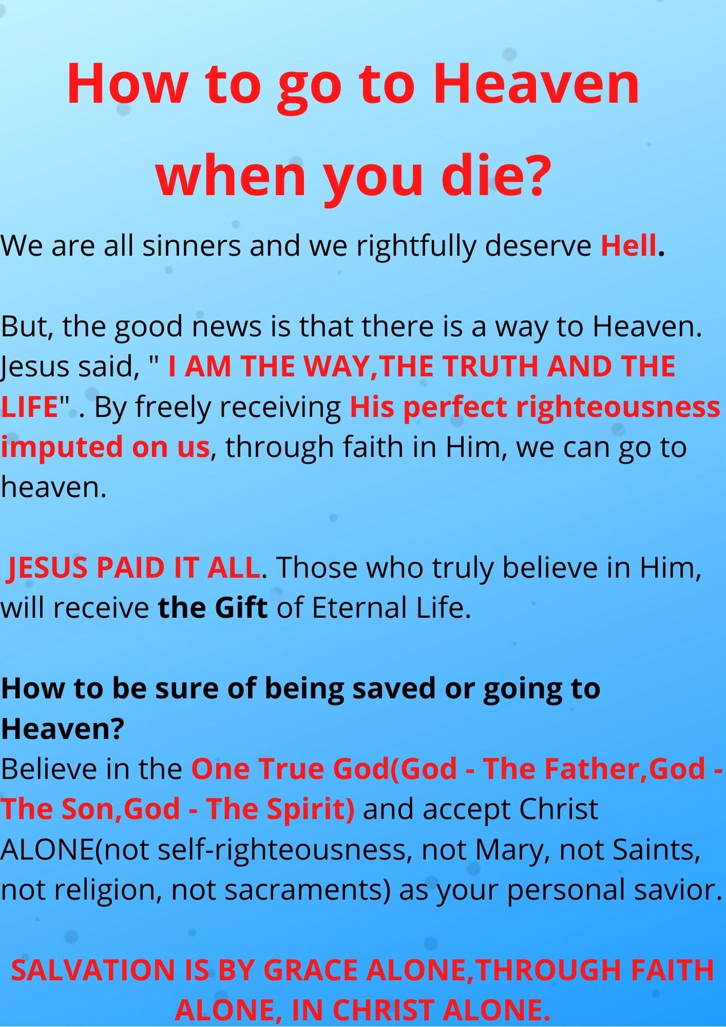 Free Printable Gospel Tracts intended for Free Printable Tracts