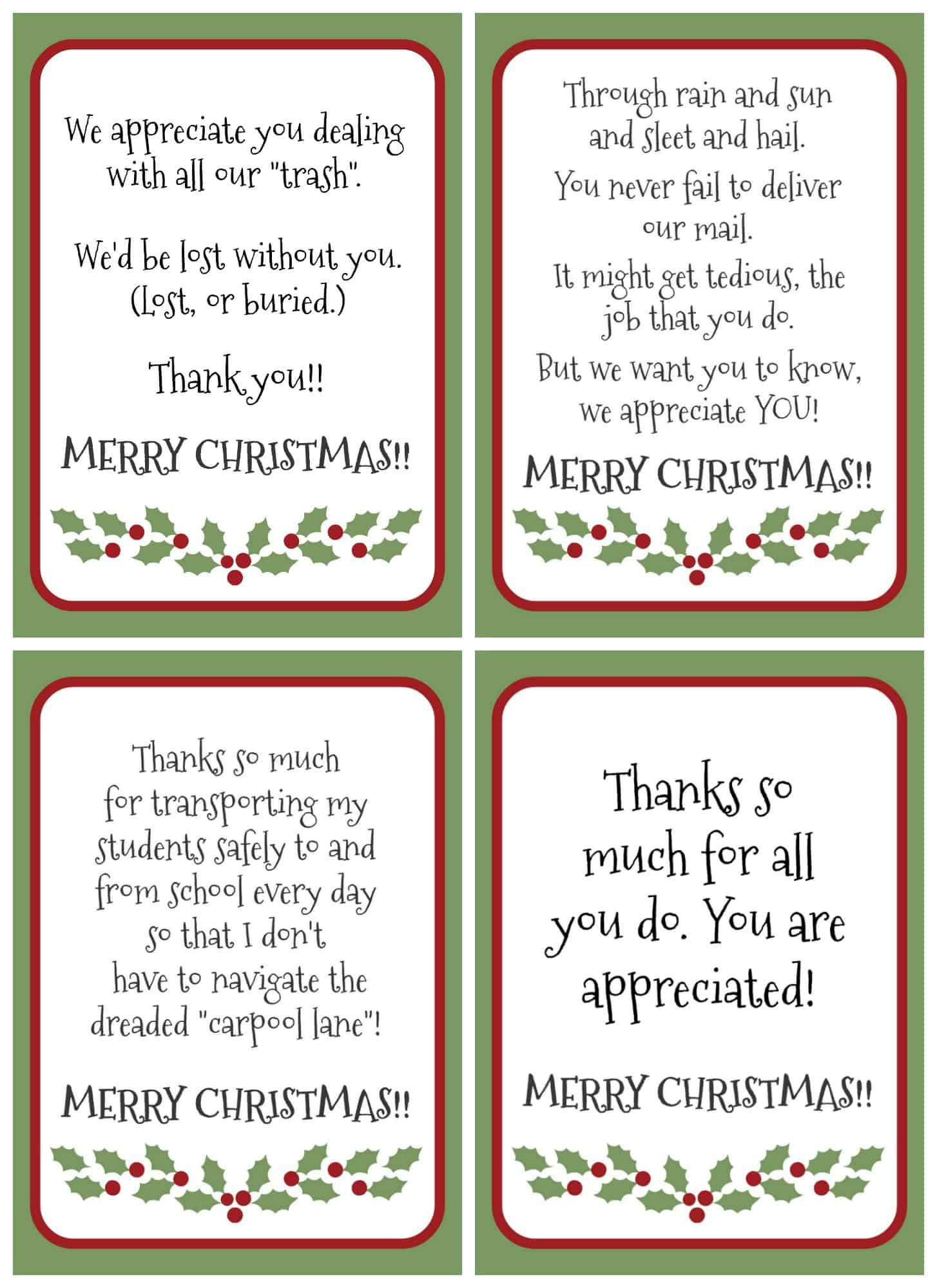 Free Printable Gratitude Christmas Tags - Creationskara intended for Free Printable Religious Christmas Return Labels