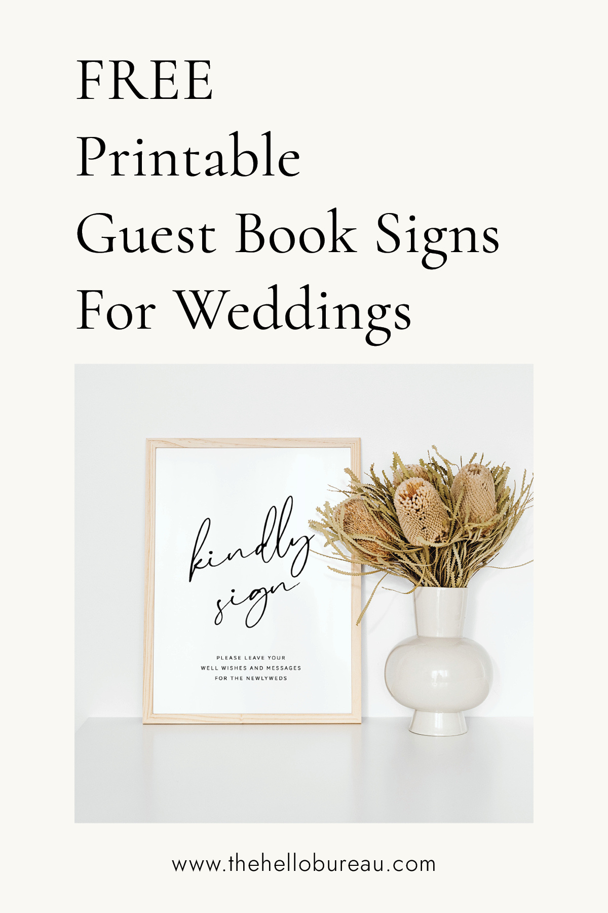 Free Printable Guest Book Signs For Weddings regarding Free Guest Book Printable