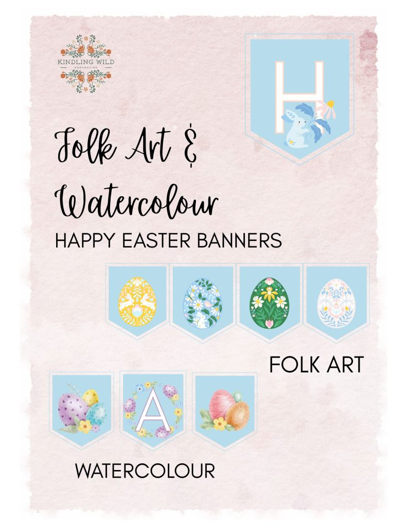 Free Printable Happy Easter Signs - Kindling Wild intended for Free Printable Bedroom Door Signs Easter Theme