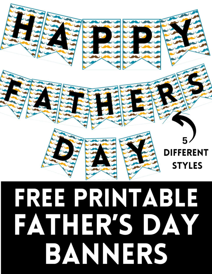 Free Printable Fathers Day Banners