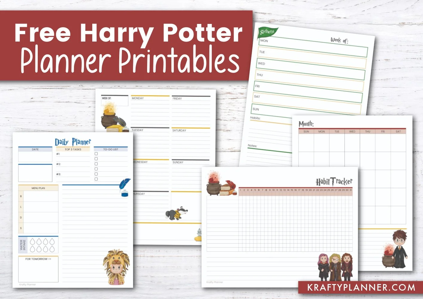 free printable harry potter planning pages krafty planner with free harry potter planner printables Free Printable Harry Potter Planning Pages — Krafty Planner with Free Harry Potter Planner Printables