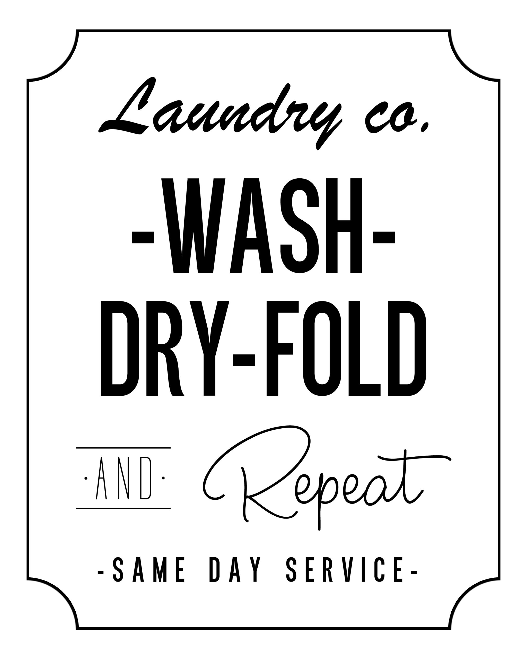 Free Printable Laundry Room Wall Art | The Cottage Market with regard to Free Laundry Sign Printables