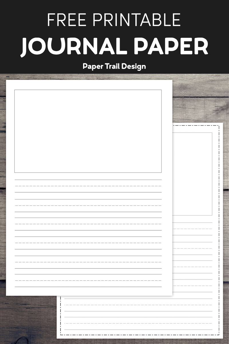 free printable lined writing paper with drawing box paper trail in free printable lined paper with picture Free Printable Lined Writing Paper With Drawing Box - Paper Trail in Free Printable Lined Paper With Picture Box