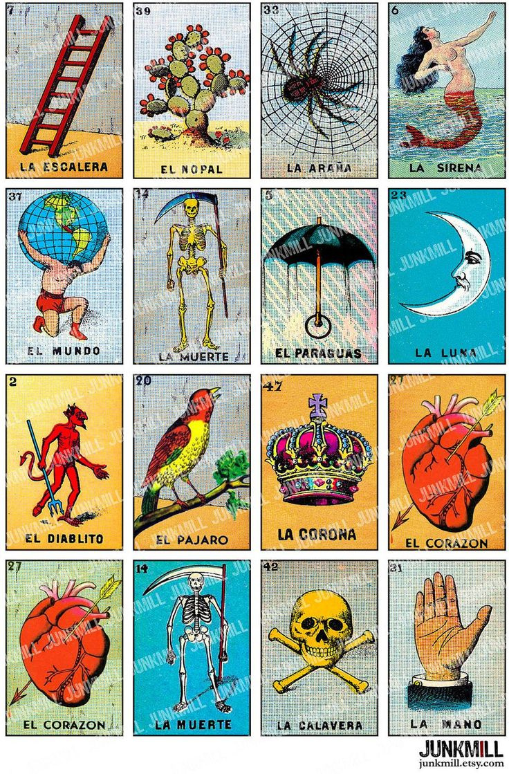 Free Printable Loteria Game with regard to Printable Loteria Game Cards