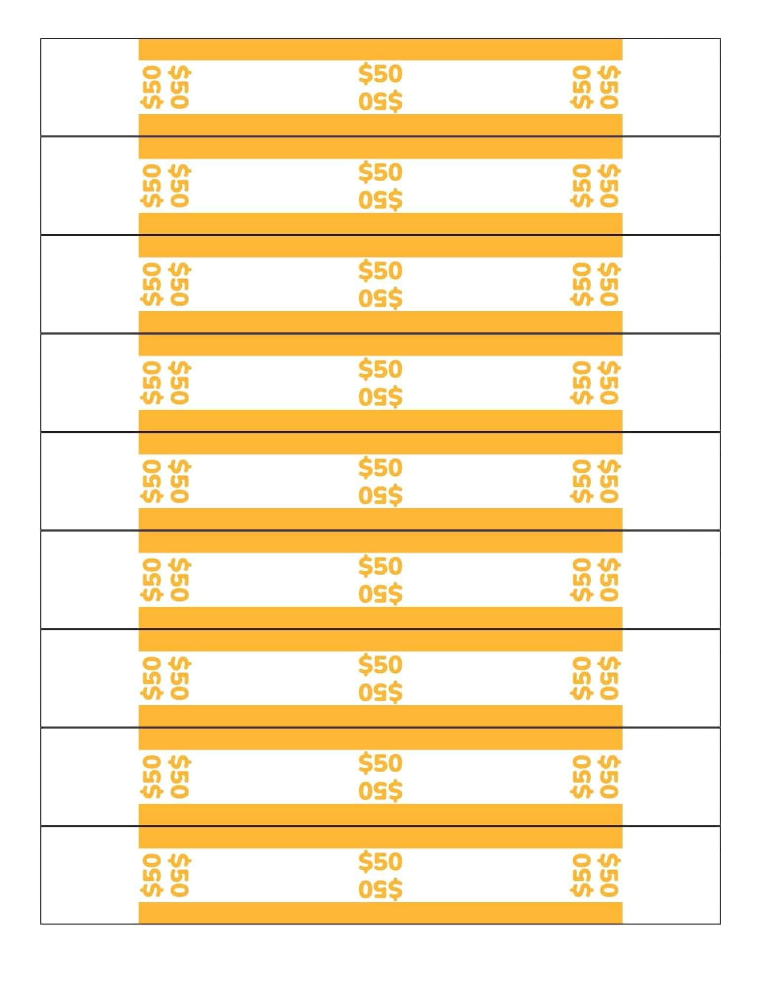 Free Printable Money Bands For Organizing Bills throughout Free Printable Money Bands