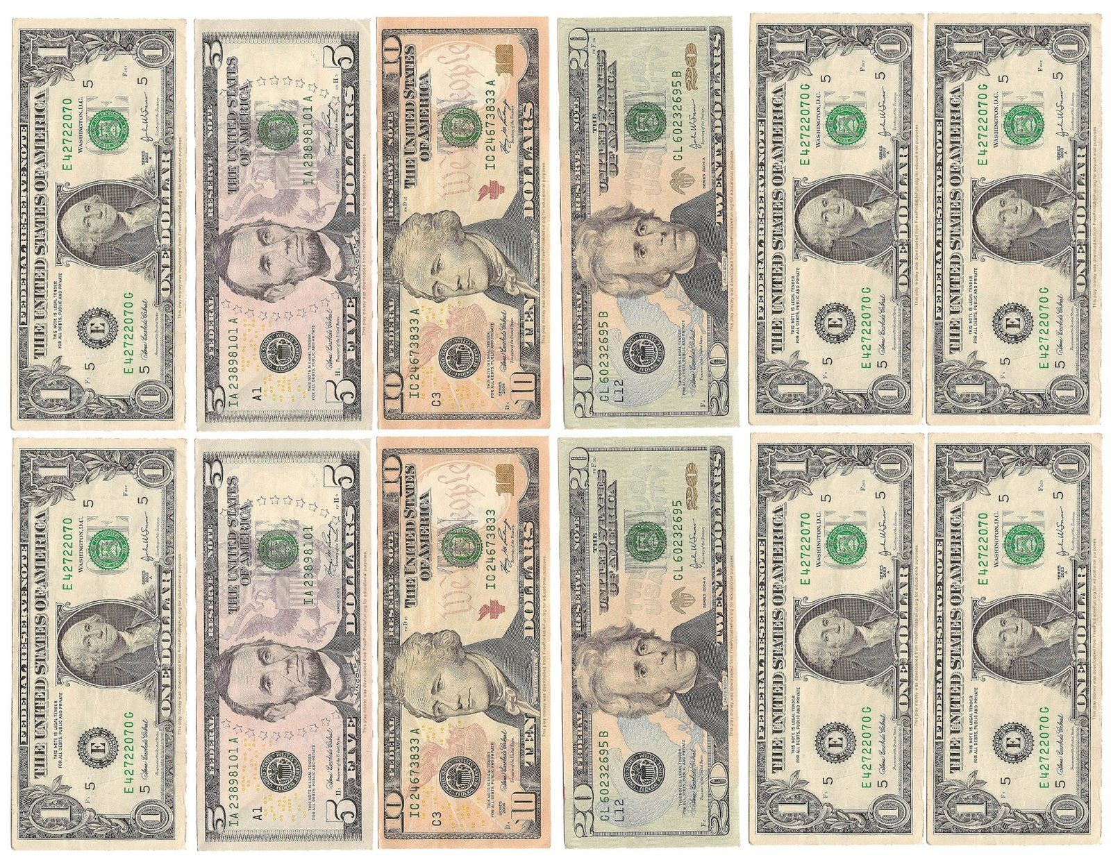 Free Printable Money - Printable Party Favors intended for Free Play Money Template