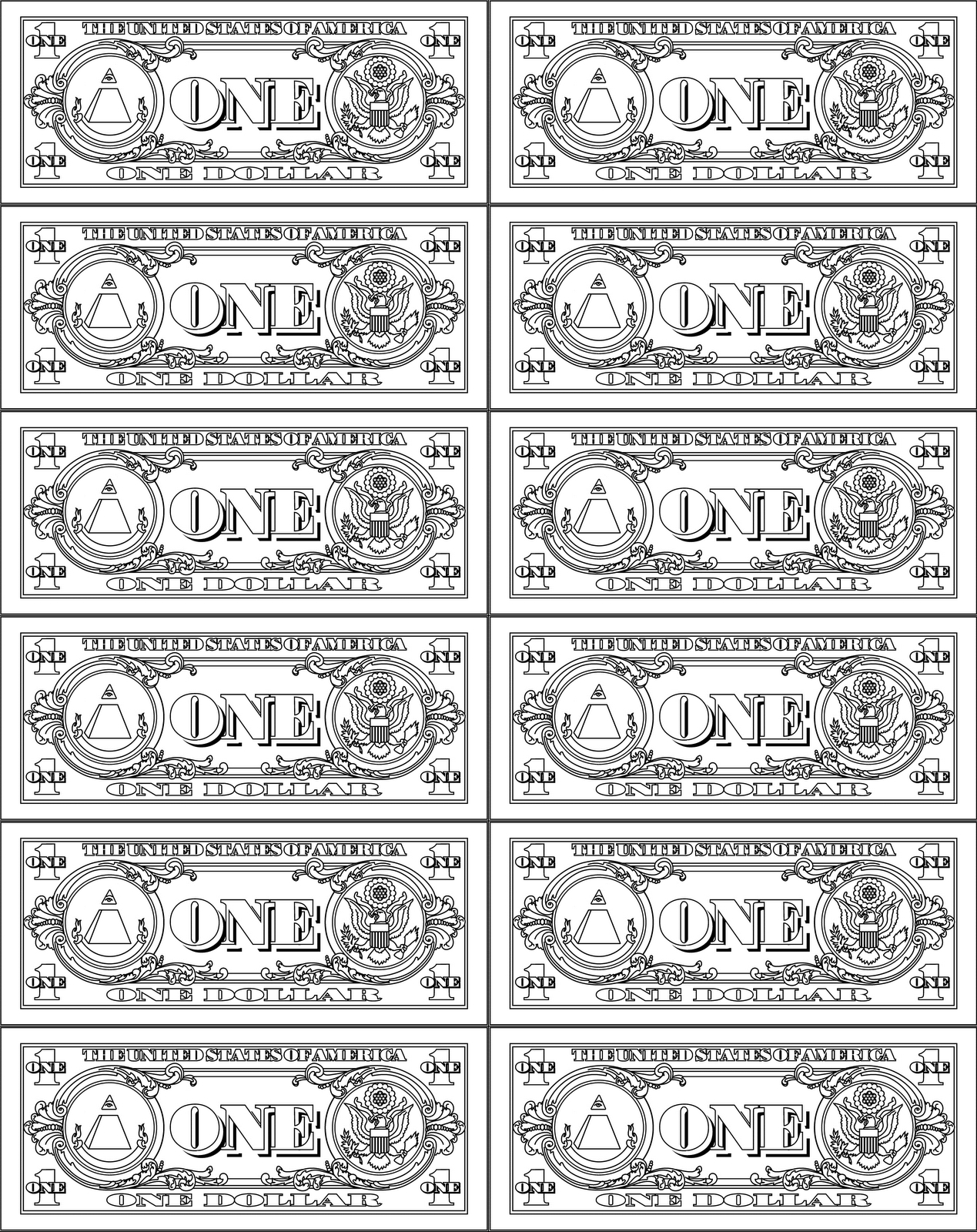Free Printable Money - Printable Party Favors pertaining to Free Printable Dollar Bill Photo Template