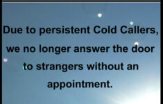 Free Printable No Cold Callers Sign | The Parent Game throughout Free Printable No Cold Callers Sign