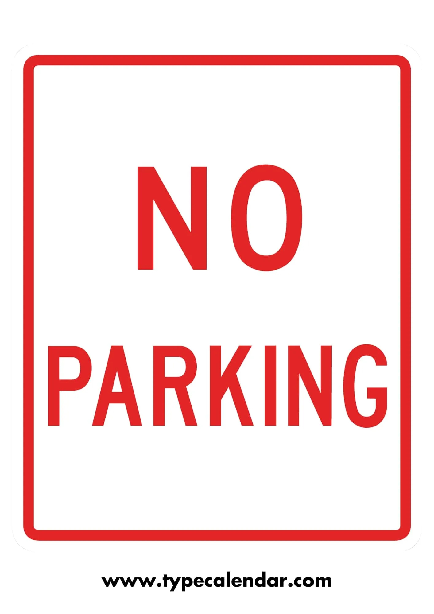 Free Printable No Parking Sign Templates [Pdf] With Arrow inside Template Free Free Printable No Parking Signs