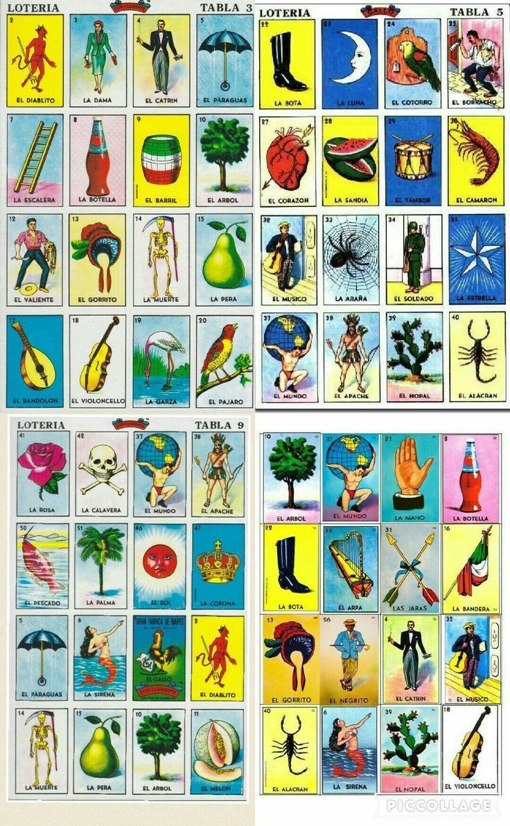 Free Printable | Puzzles | Bingo Cards | Worksheets pertaining to Free Printable Mexican Loteria Cards