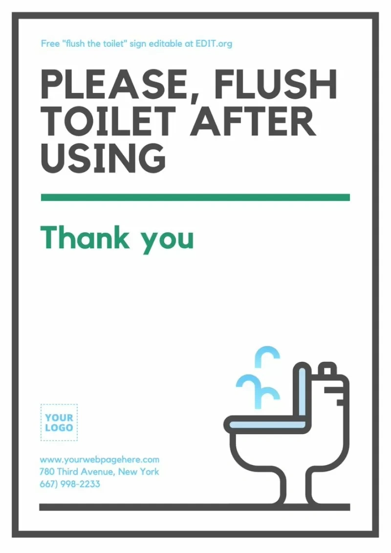 Free Printable Restroom Signs with Free Printable Toilet Sign Hold Down to Flush