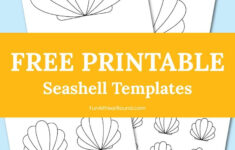 Free Printable Seashell Templates pertaining to Free Printable Shell Templates