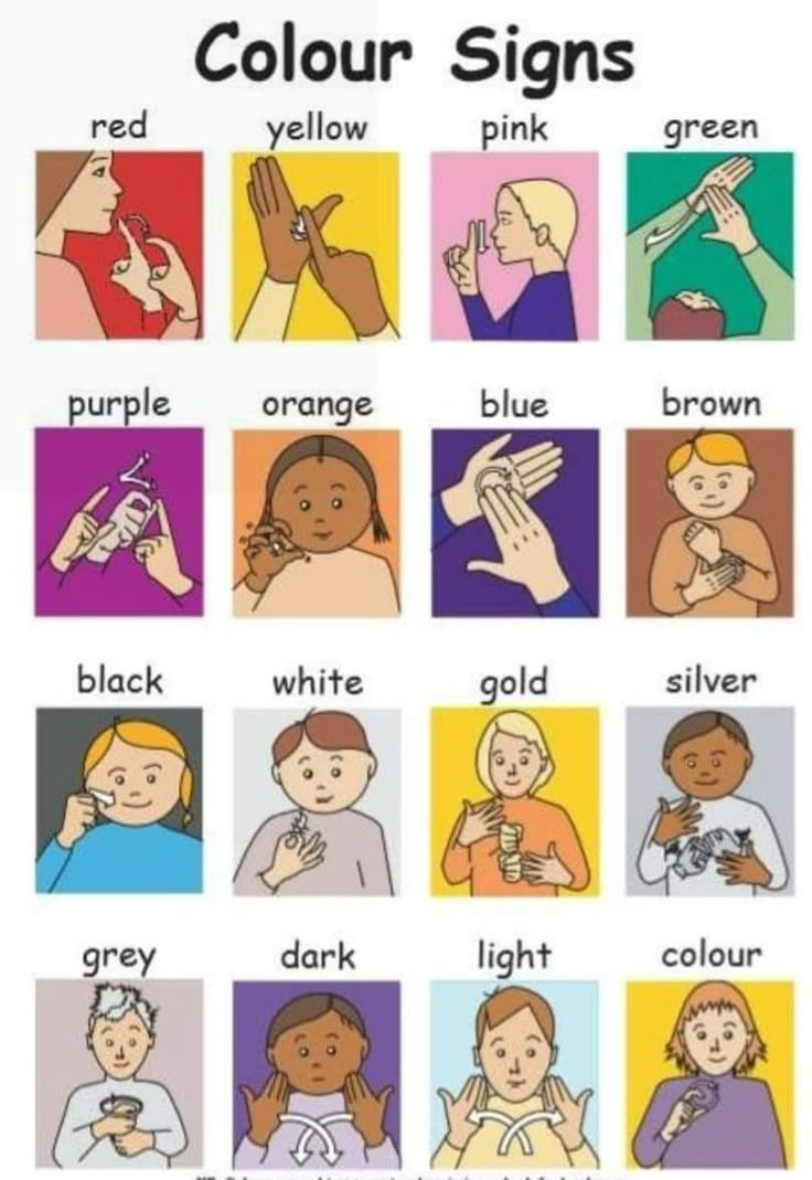Free Printable Sign Language Words - Printable Party Favors pertaining to Free Printable Asl Words