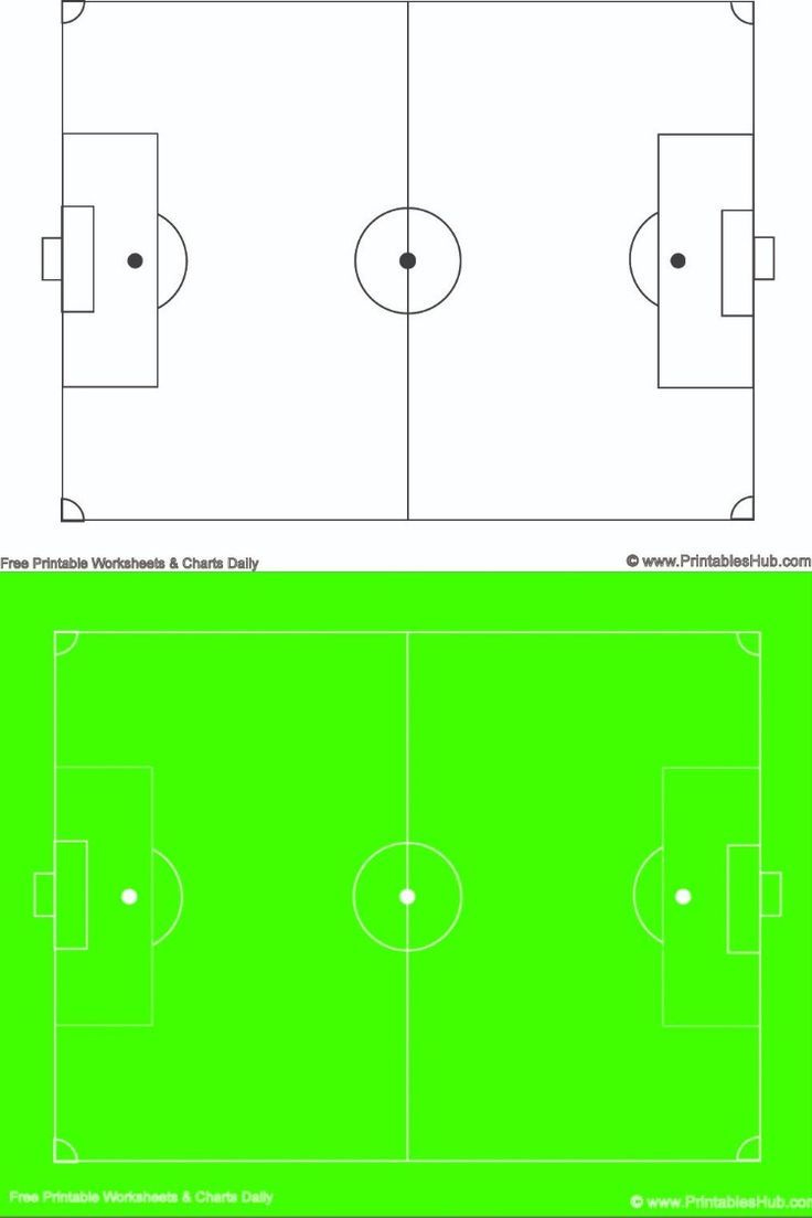 Free Printable Soccer Field Template [Pdf Included] with Soccer Field Templates Free