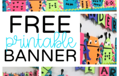 Free Printable Spring Banner – Differentiated Kindergarten regarding Free Printable Classroom Banners