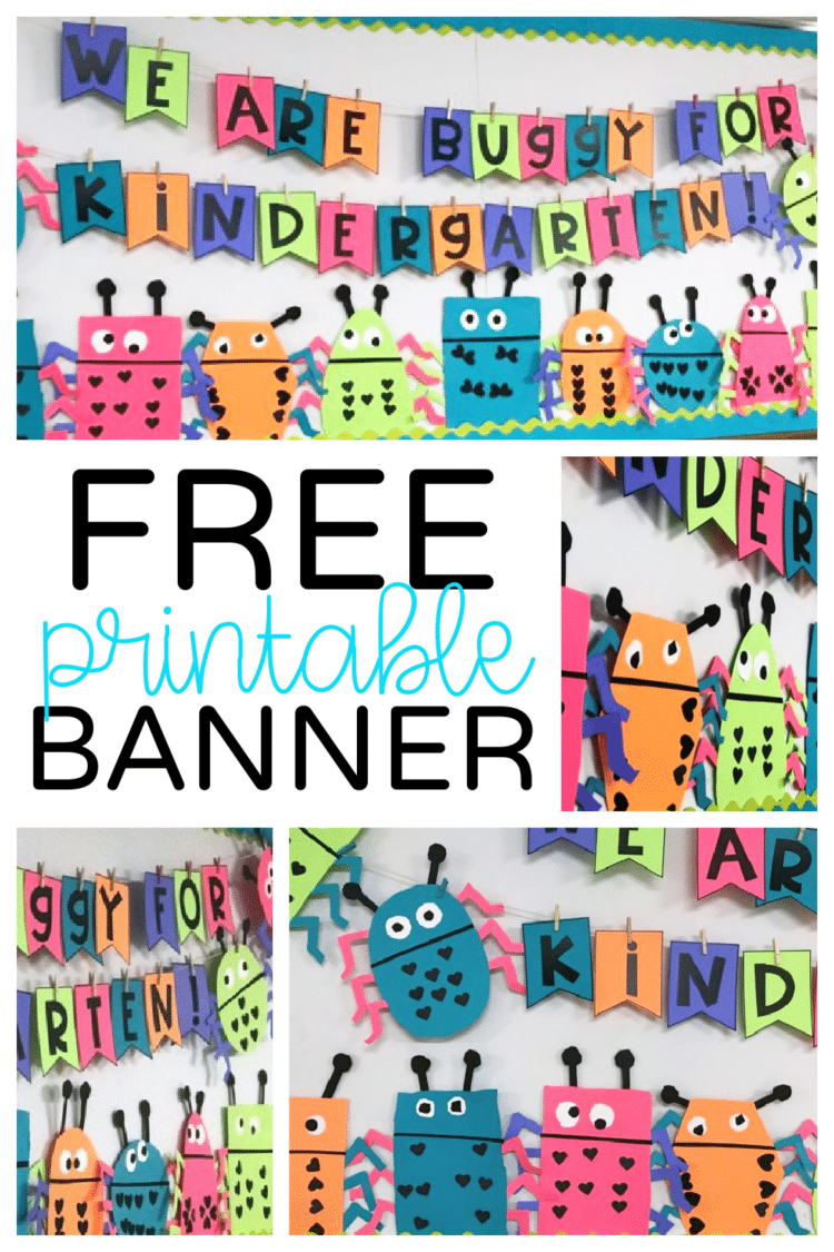 Free Printable Spring Banner - Differentiated Kindergarten regarding Free Printable Classroom Banners
