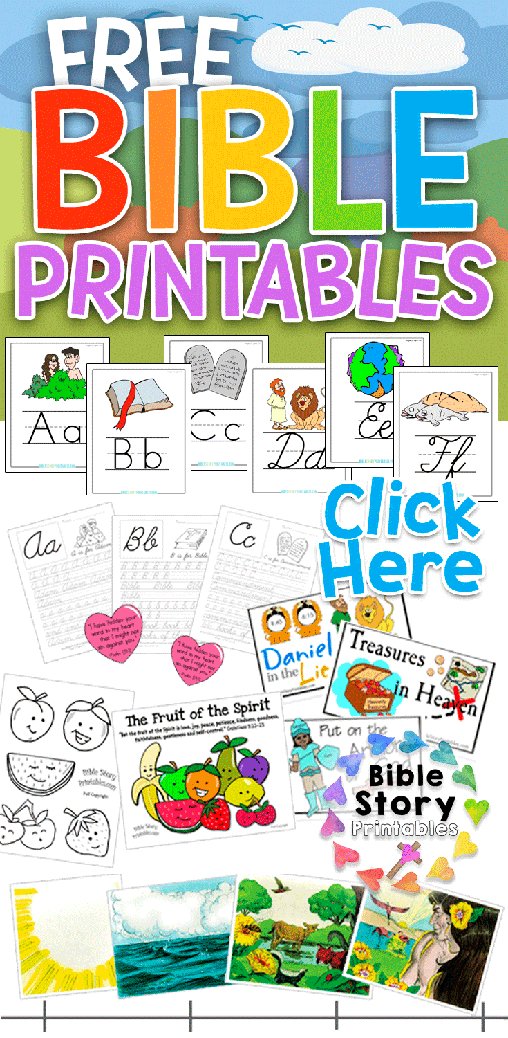 Free Printable Sunday School Resources regarding Free Childrens Church Printables