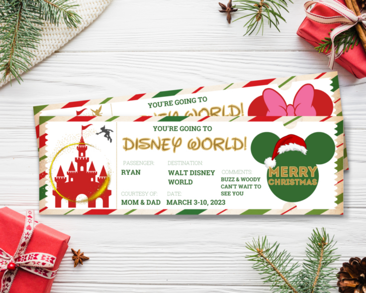 Free Printable Disney Tickets