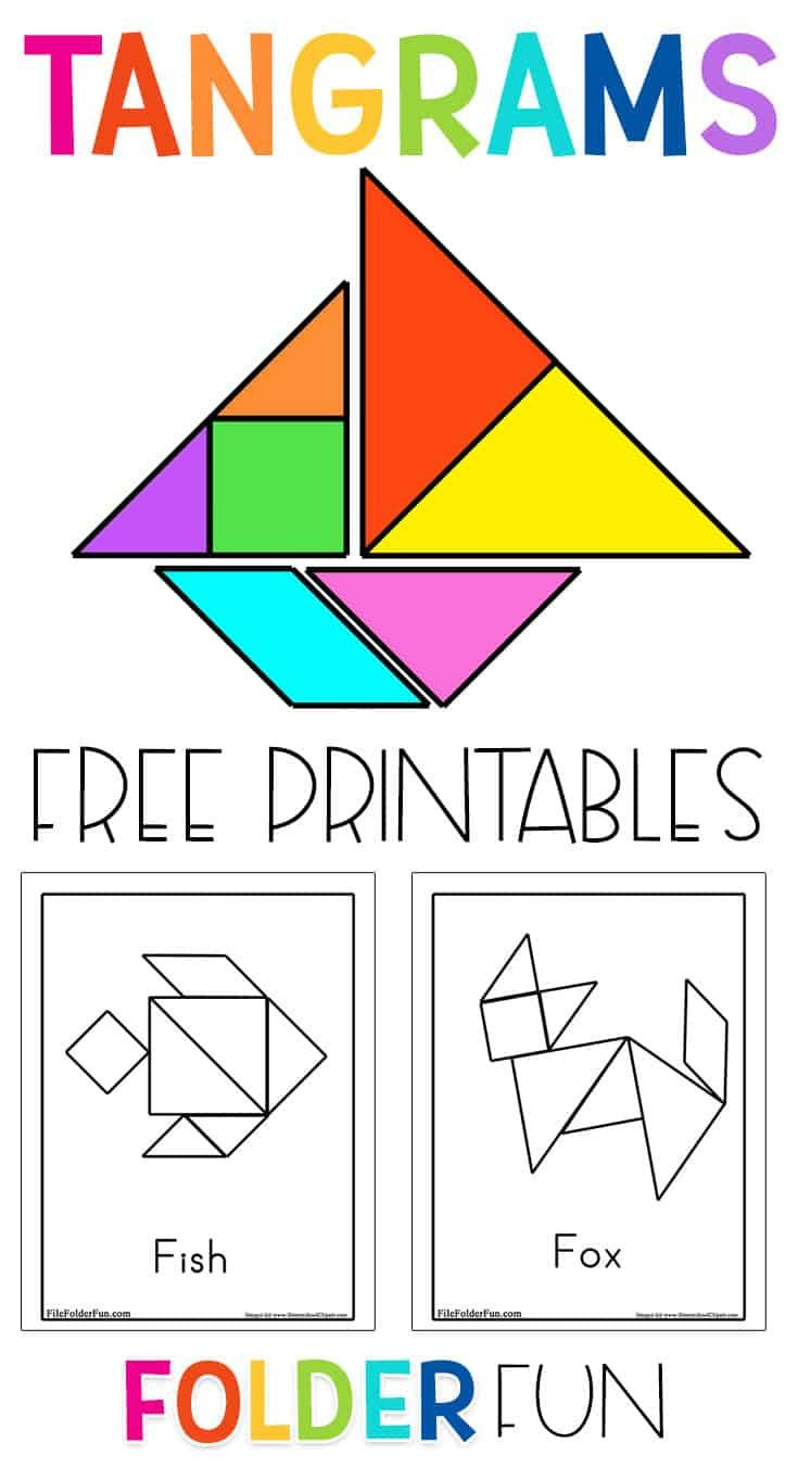 Free Printable Tangrams Puzzles intended for Free Tangram Printables