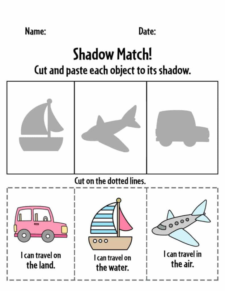 Free Transportation Printables