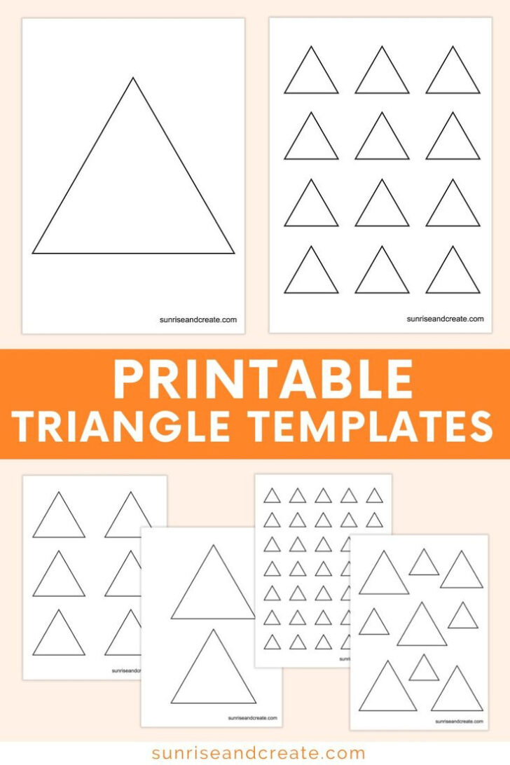 Free Printable Triangles Free Printable Triangles