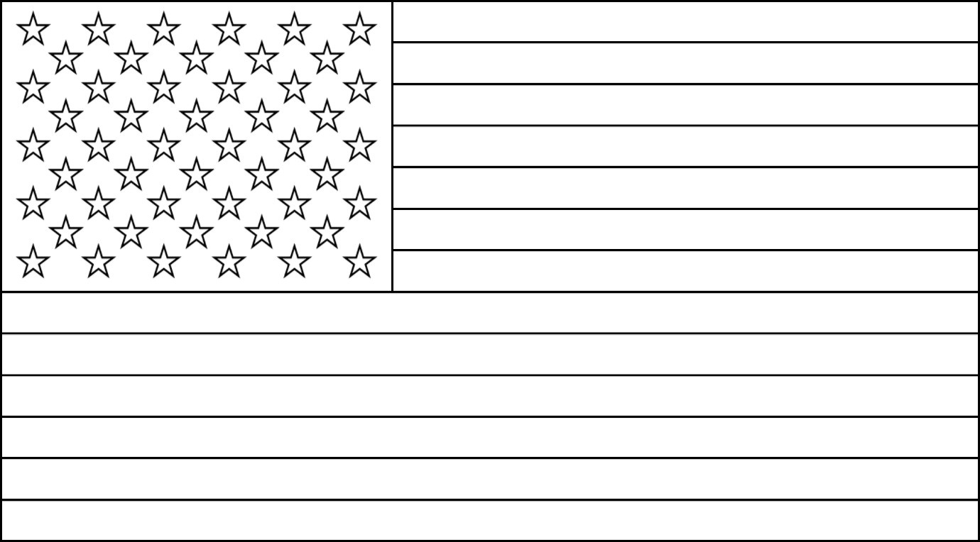 Free Printable Us Flags &amp;amp; American Flag Color Book Pages throughout Free Blank Flag Template Printable