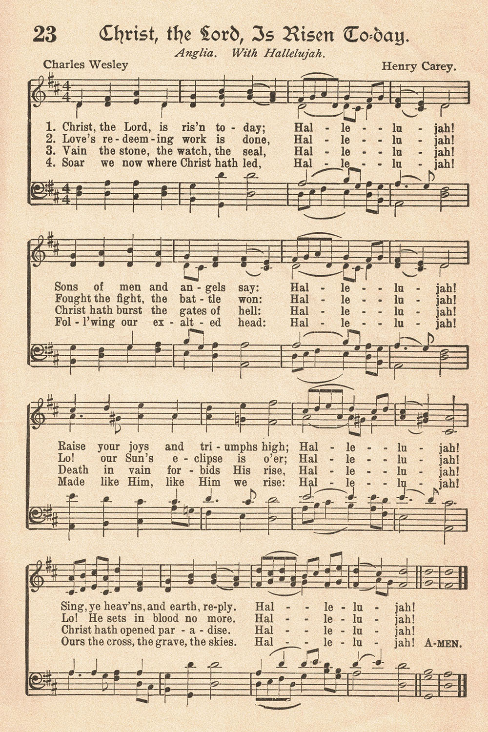 Free Printable Vintage Hymns For Easter • Rose Clearfield throughout Free Printable Church Hymns