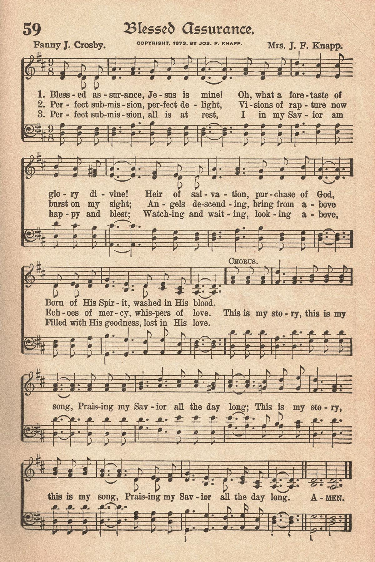 Free Printable Vintage Hymns Sheet Music • Rose Clearfield with Free Printable Church Hymns
