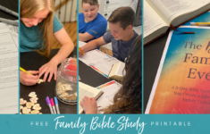 Free Printables: Homeschool, Christian Family, Spiritual Growth in Free Printable Family Bible Study Lessons