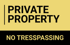 Free Private Property Sign Template To Edit Online regarding Free No Trespassing Sign Template