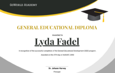 Free Professional Ged Diploma Certificate Template To Edit Online for Free Printable Printable Ged Certificate