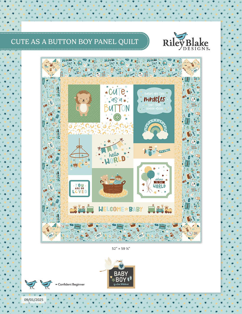 Free Quilts Patterns | Riley Blake Designs throughout Free Printable Baby Quilt Cross Stitch Patterns