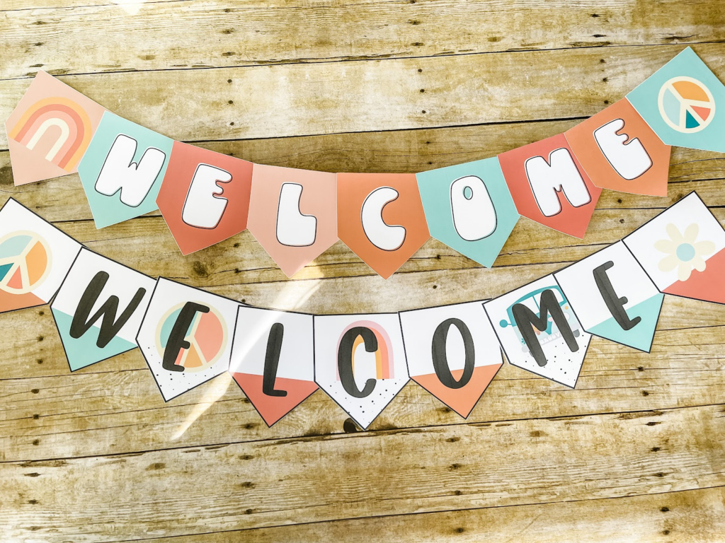 Free Retro Classroom Decor Printables - Shayna Vohs within Free Printable Classroom Banners