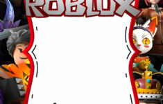 Free Roblox Themed Birthday Invitation Templates inside Free Roblox Birthday Invitation Templates