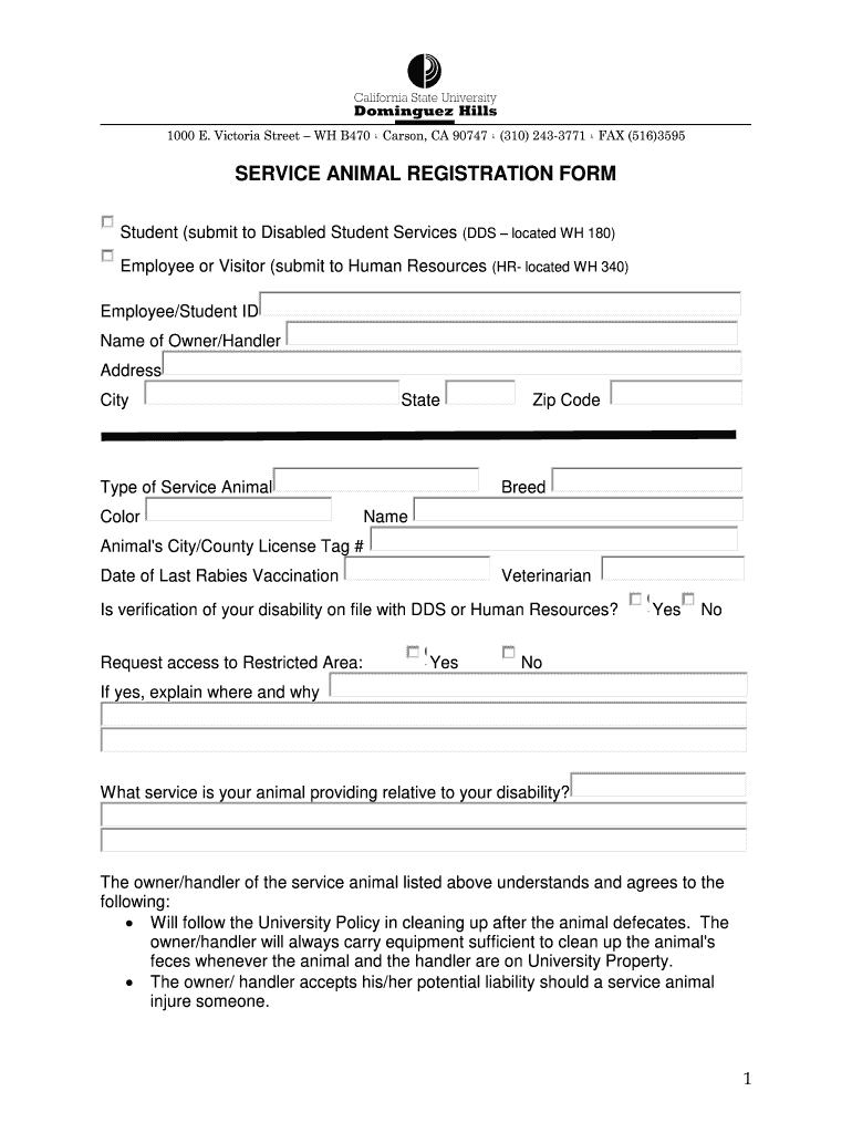 Free Service Dog Certification Download: Fill Out &amp;amp; Sign Online with regard to Free Printable Service Dog Certificate