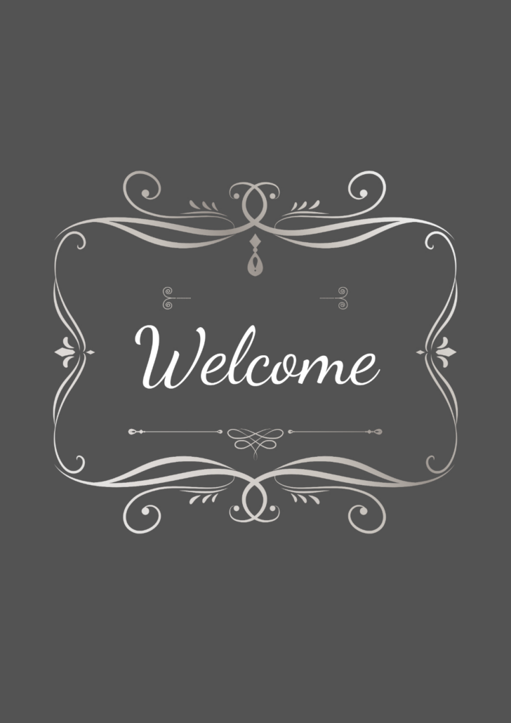 Welcome Sign Free Printable