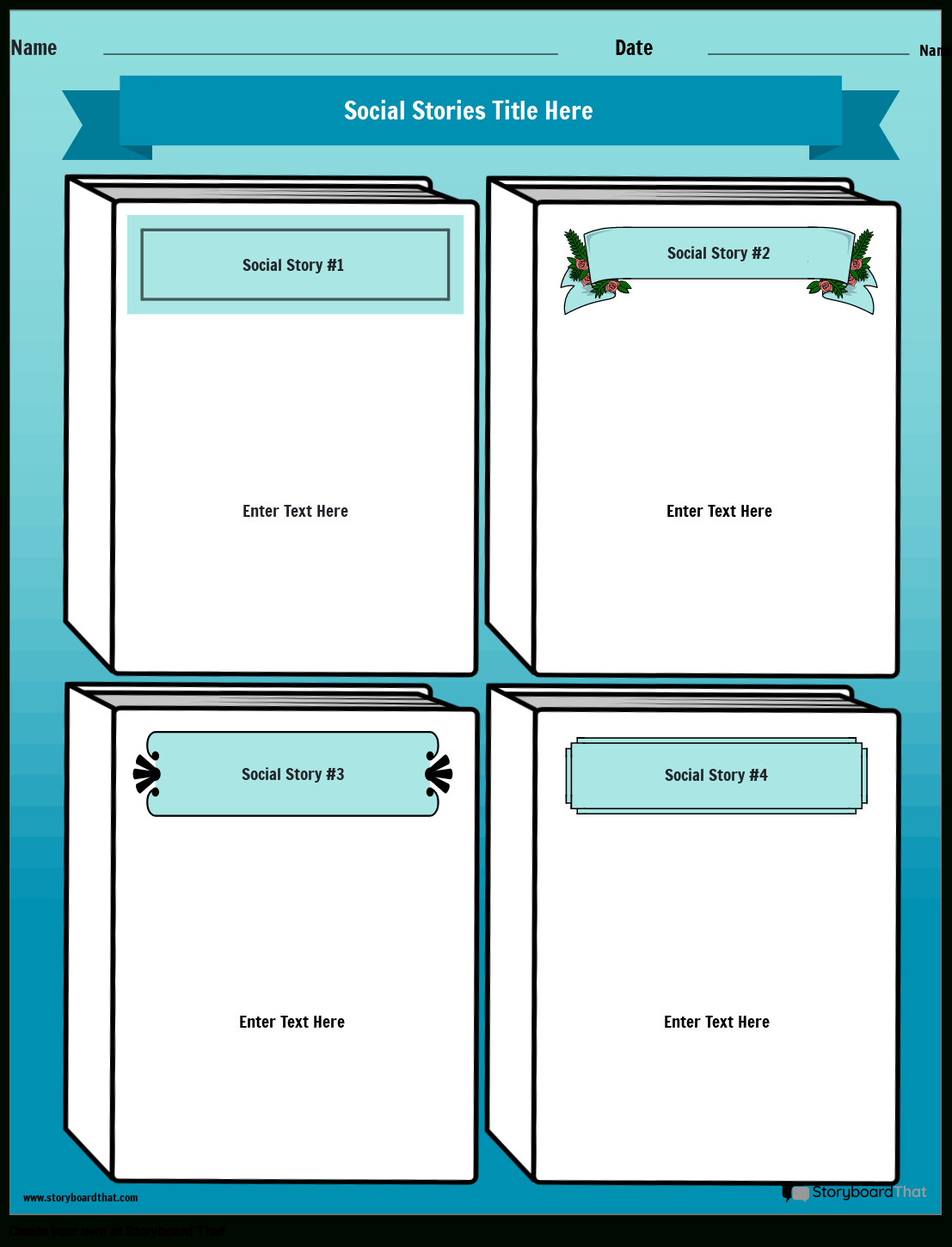 Free Social Story Templates: Create &amp;amp; Customize Easily throughout Free Social Story Templates