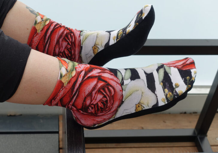 Free Printable Fleece Socks Pattern