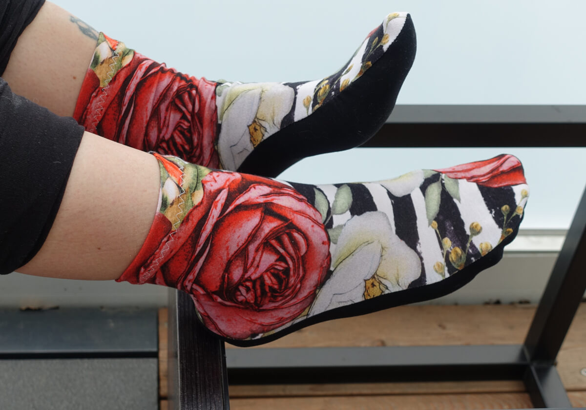 Free Sock Sewing Pattern – Diy Socks – Make Bra • Shop within Free Printable Fleece Sock Patterns