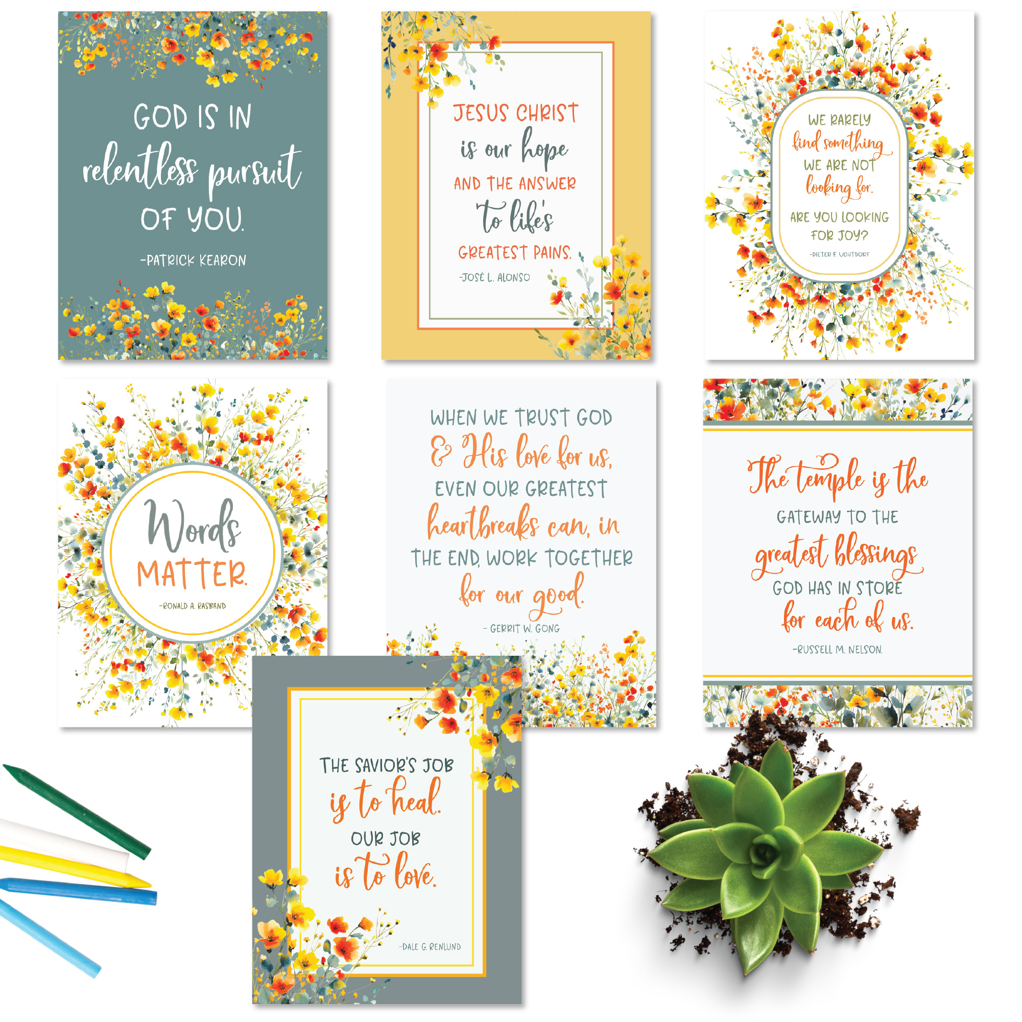 Free Spring April 2024 Lds General Conference Quote Printables with regard to Free Printable Lds Quotes
