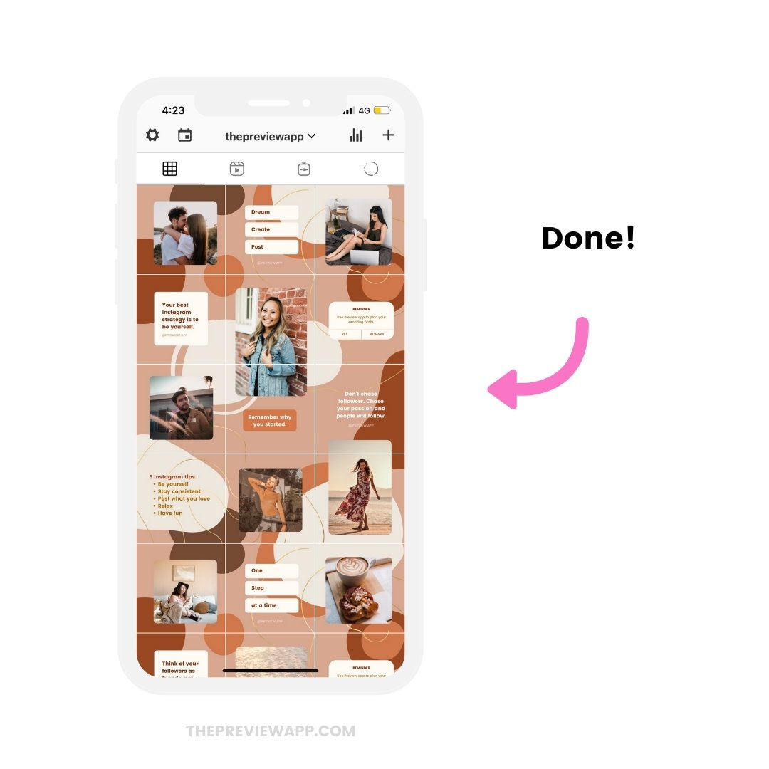 Free Templates: Instagram Puzzle Feed Without Photoshop regarding Free Instagram Puzzle Template Canva