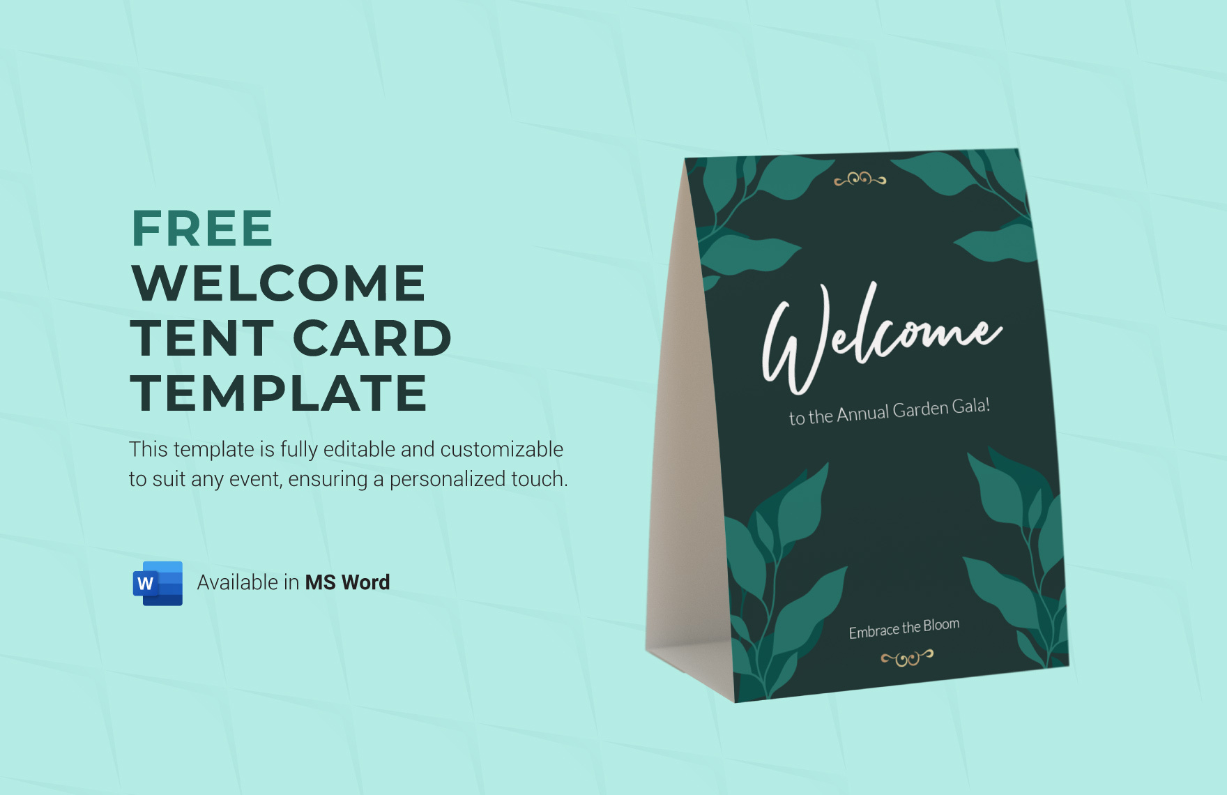 Free Tent Card Templates, Editable And Printable throughout Tent Card Design Template Free Download