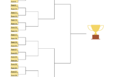 Free Tournament Bracket Templates – Fillable Pdfs intended for Free Printable Brackets