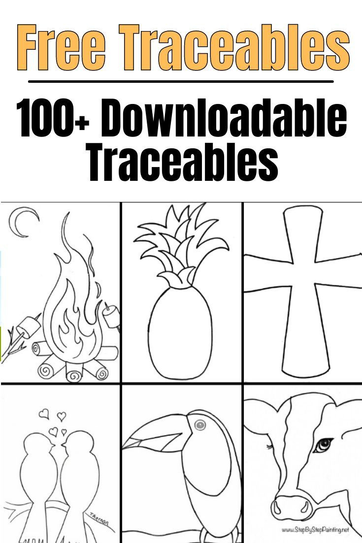 Free Traceables - Stepstep Painting for Canvas Painting Templates Free