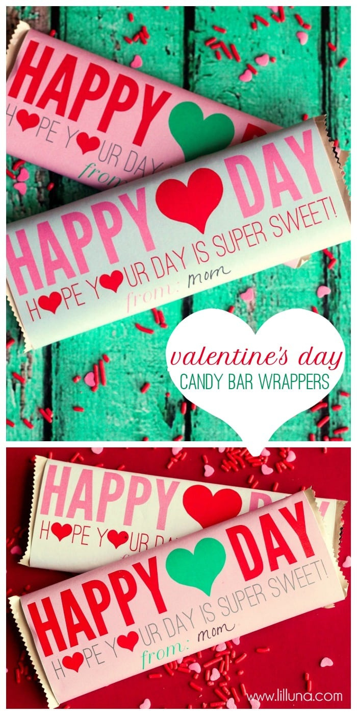 Free Valentines Candy Bar Wrappers – Let&amp;#039;S Diy It All – With in Free Printable Valentine Candy Wrappers