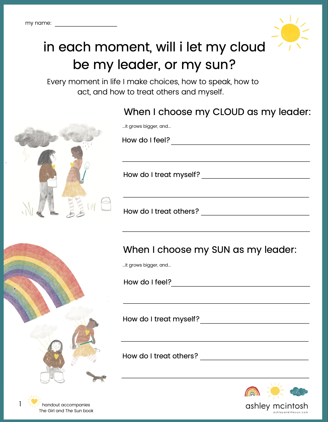 Free Worksheets On Kindness &amp;amp; Self-Regulation For Parents throughout Free Printable Self Control Worksheets