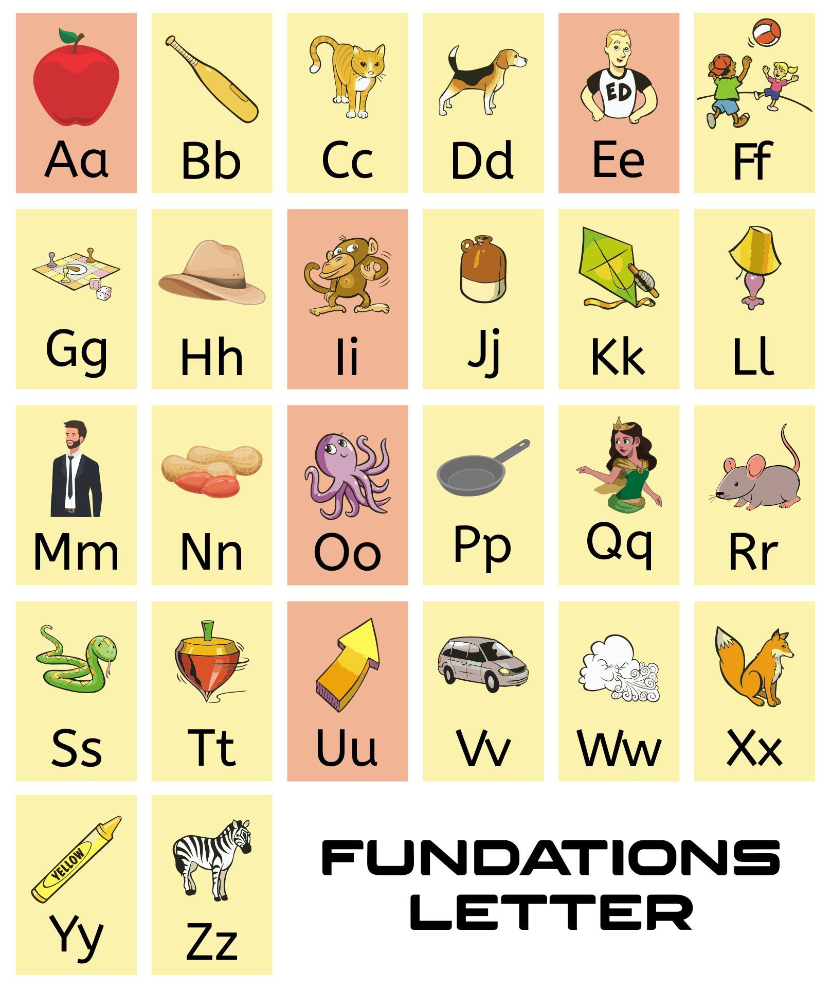 Fundations Sound Cards - 10 Free Pdf Printables | Printablee with Free Fundations Printables