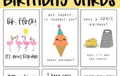 Funny Homemade Birthday Cards – 9 Free Printable Funny Birthday Cards within Free Printable Funny Birthday Cards